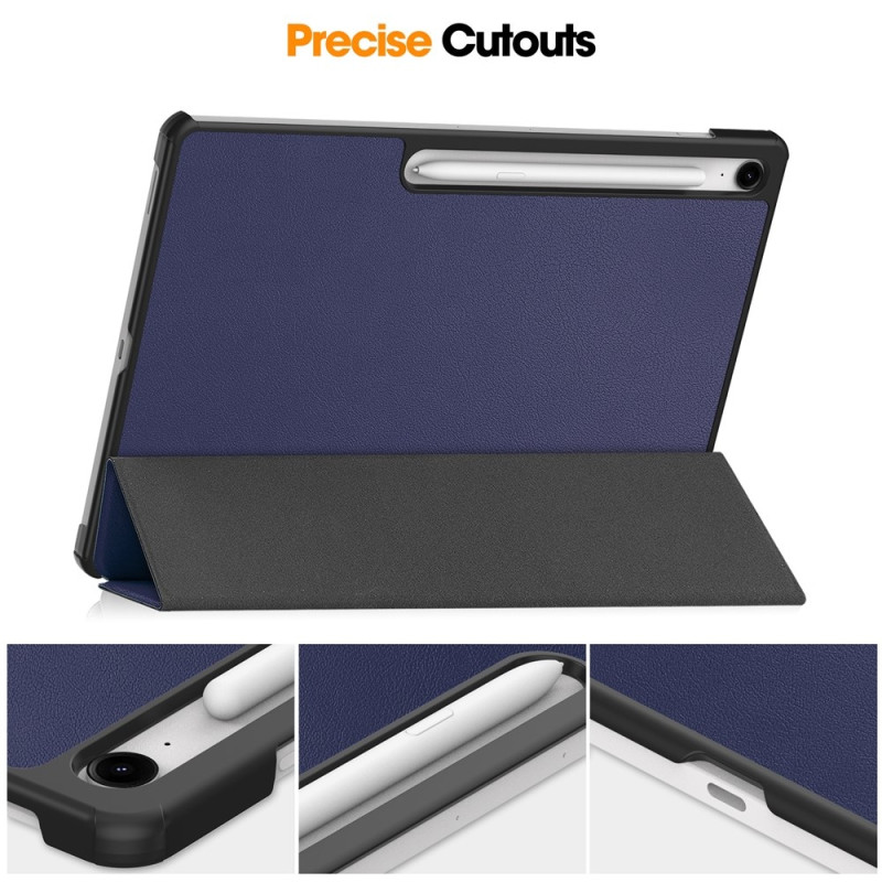 Trifoldet stativ Smart Taske til Samsung Galaxy Tab S10 FE+