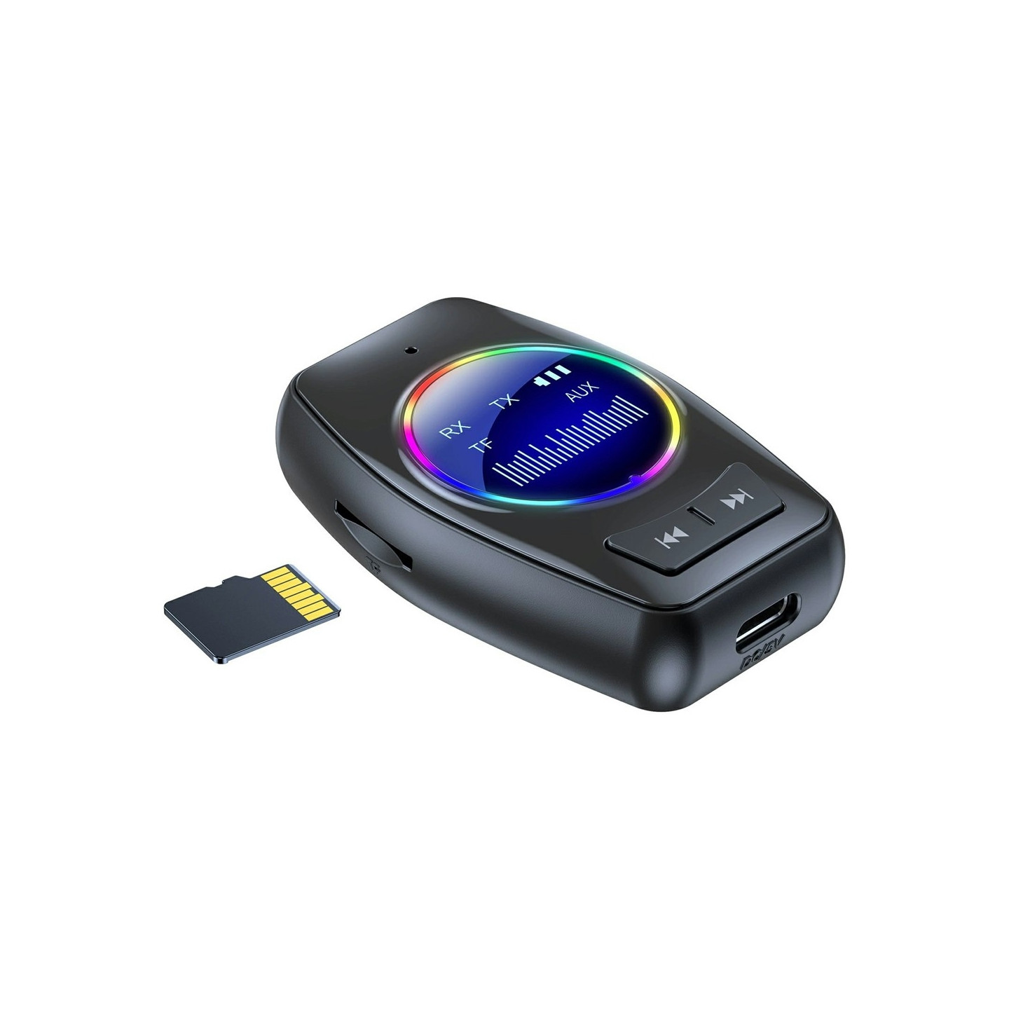 Bluetooth 5.4 lydmottaker/sender 2-i-1-adapter for trådløs lydstrømming