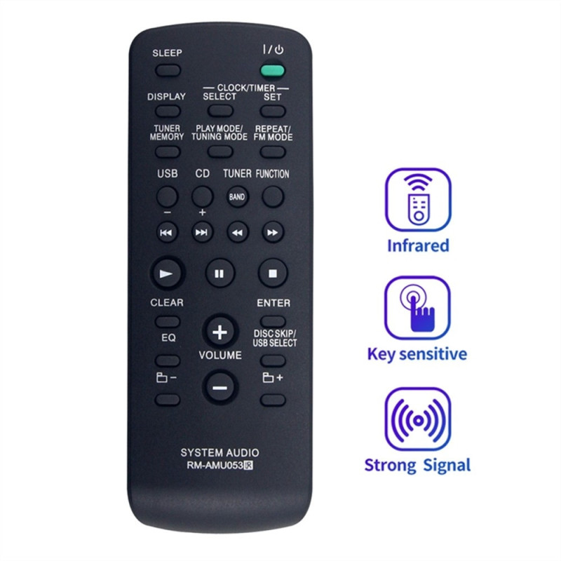 Remote Control Replacement for RM-AMU053 For Sony Audio System