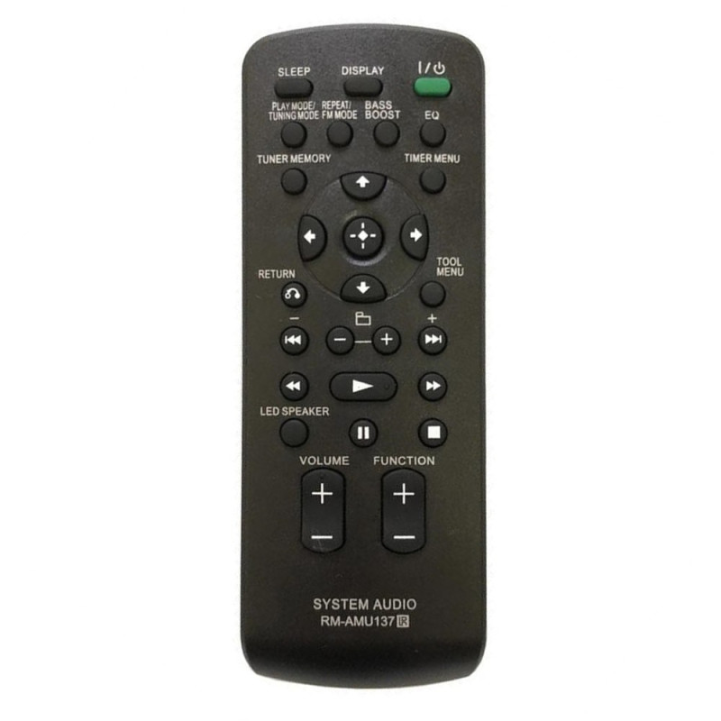Remote Control Replacement for RM-AMU137 For Sony Audio System