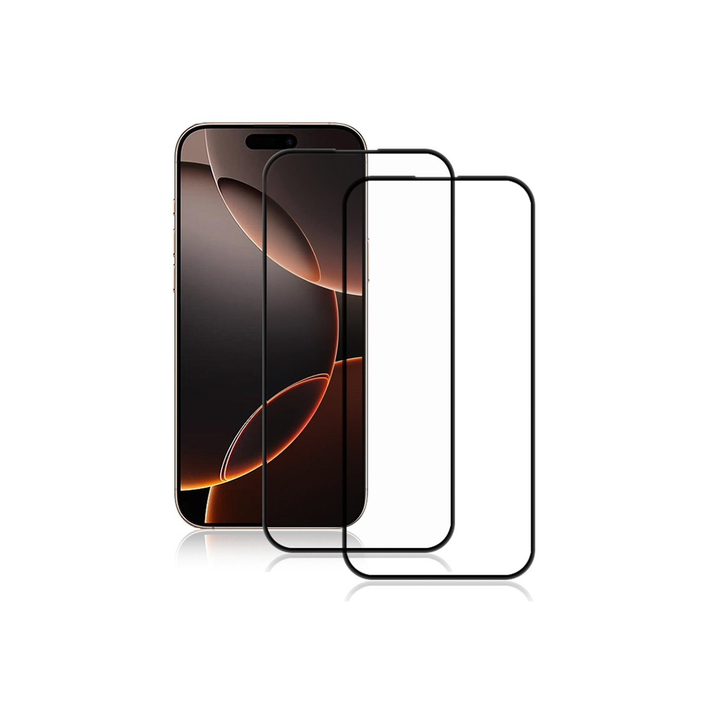 AMORUS for iPhone 17 Pro Max Karkaistu lasi näytönsuoja 2 kpl