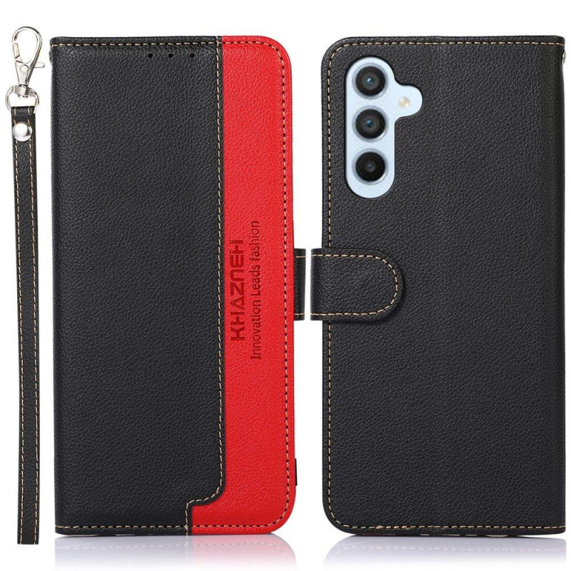 KHAZNEH Phone Cover for Samsung Galaxy A54 5G - Black/Red