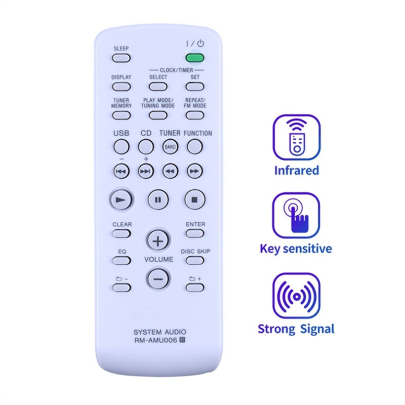 Fjernkontroll utskiftning for RM-AMU006 for Sony Audio System