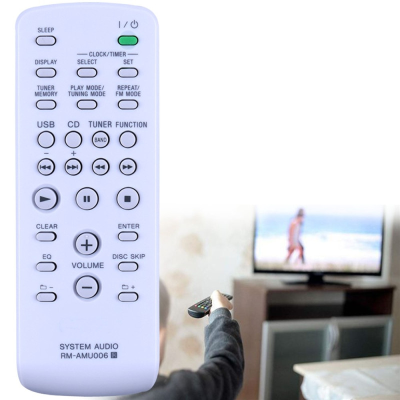 Udskiftning af fjernbetjening RM-AMU006 til Sony Audio System
