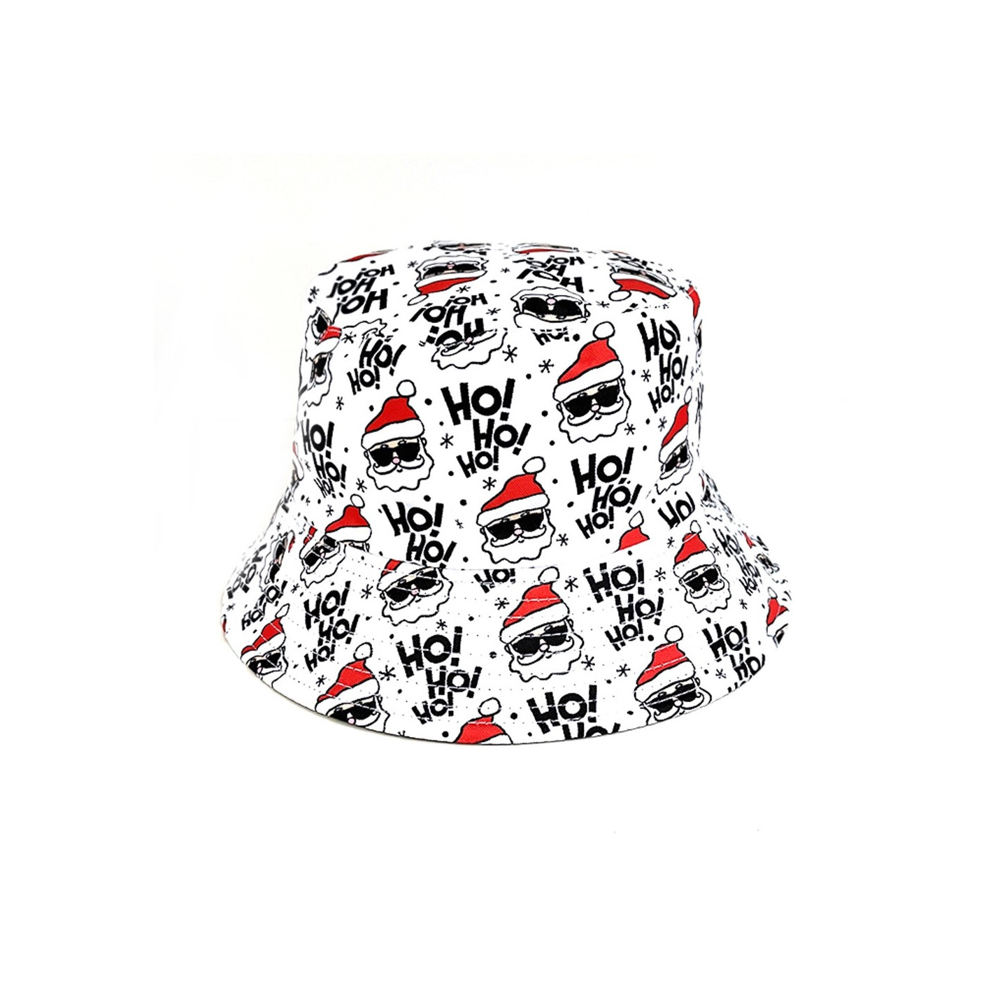 Joulupukin kokoontaitettava kalastajahattu, käännettävä kalastajan lippalakki, päähine, hattu, joulupukki