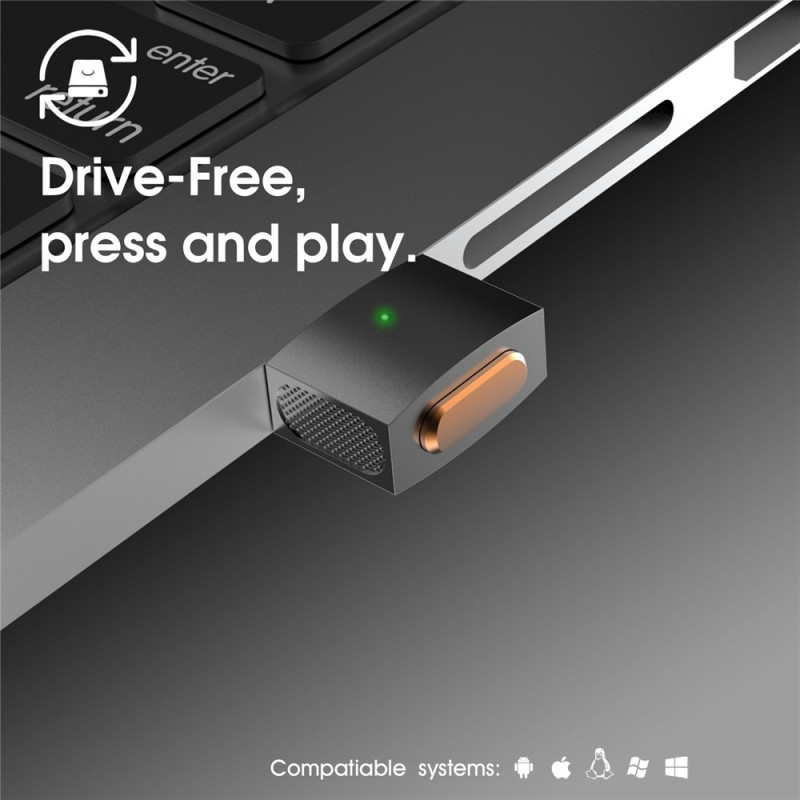 3-moduser USB-mus Jiggler Mini Mouse Mover Driverfri Holder Datamaskinen Aktiv