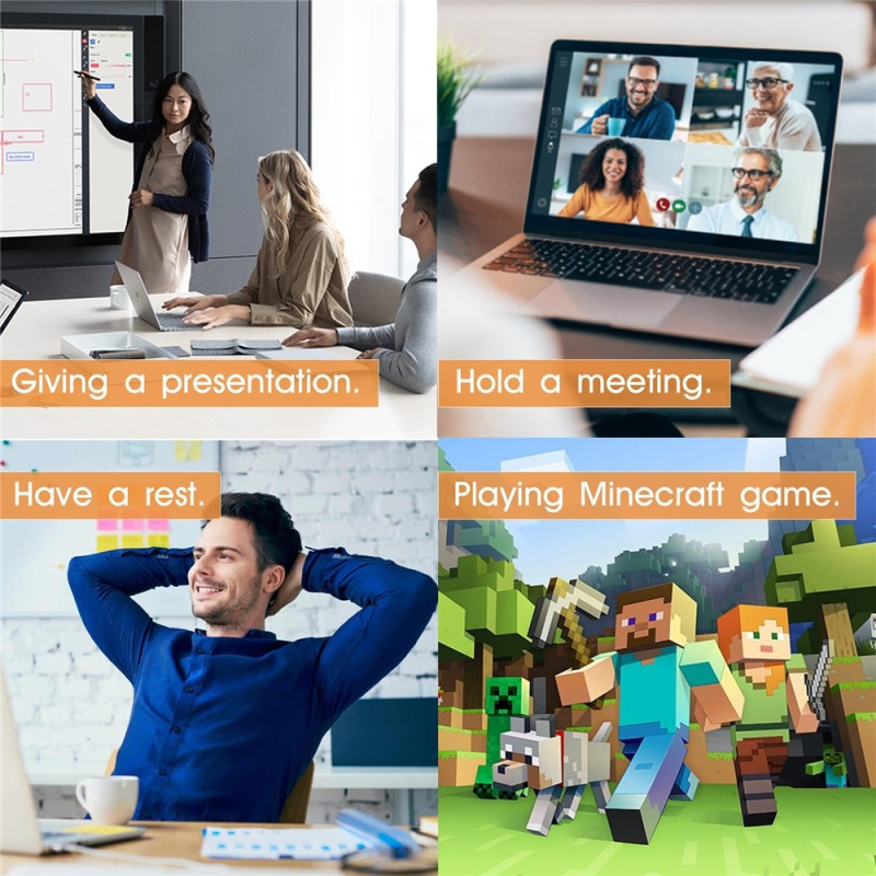 3 Modes USB Mouse Jiggler Mini Mouse Mover Driver-Free Keeps Your Computer Active