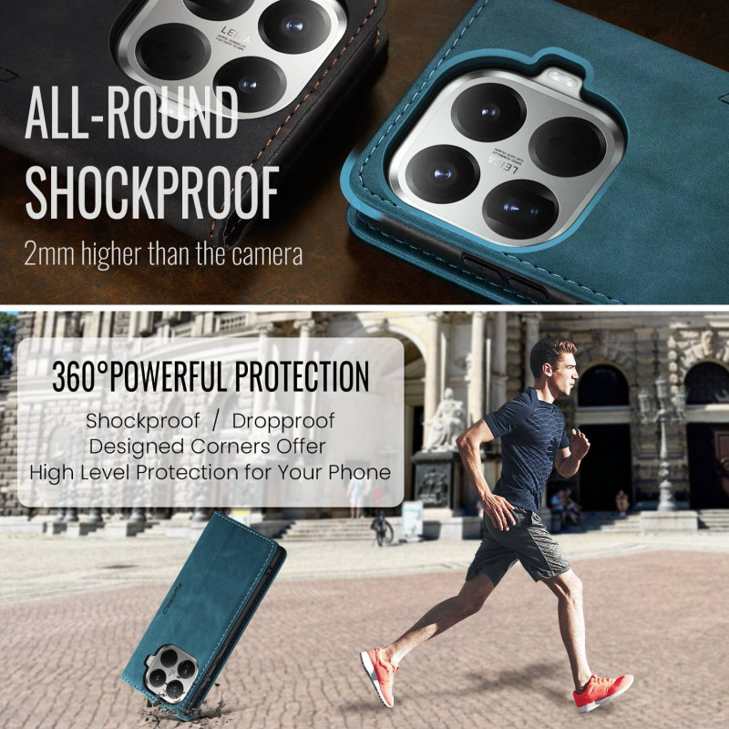 CASEME Plånboksfodral Xiaomi 15T Pro - Blå