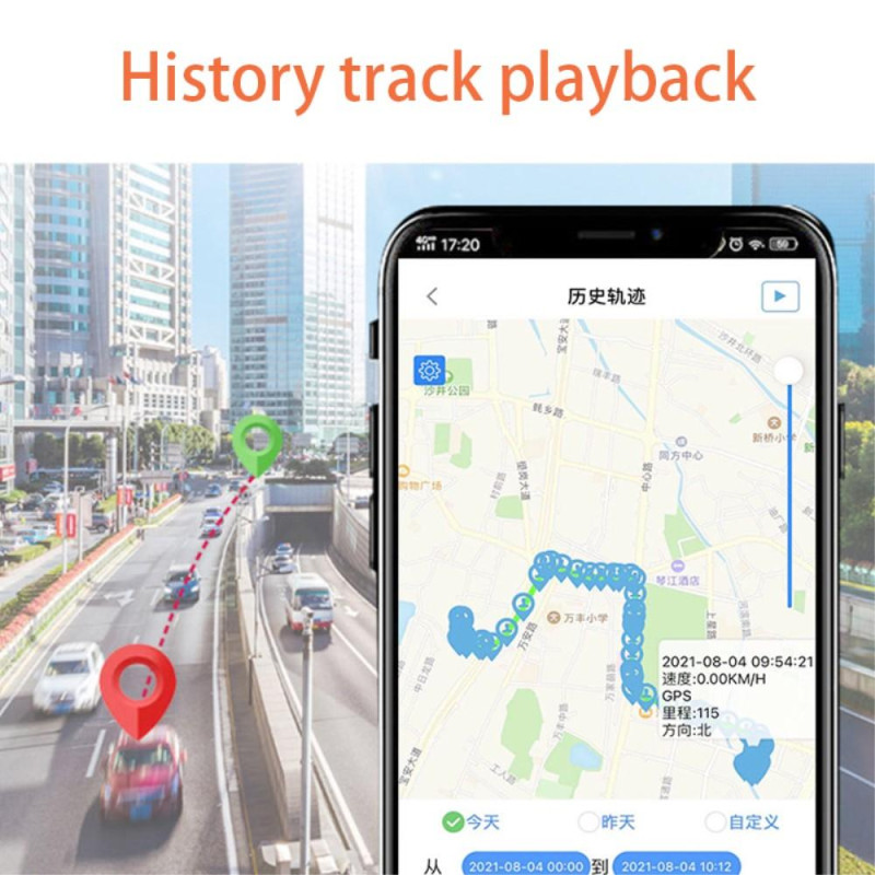 GPS Tracker OBD Plug and Play 4G Locator Anti - Tap - enhet
