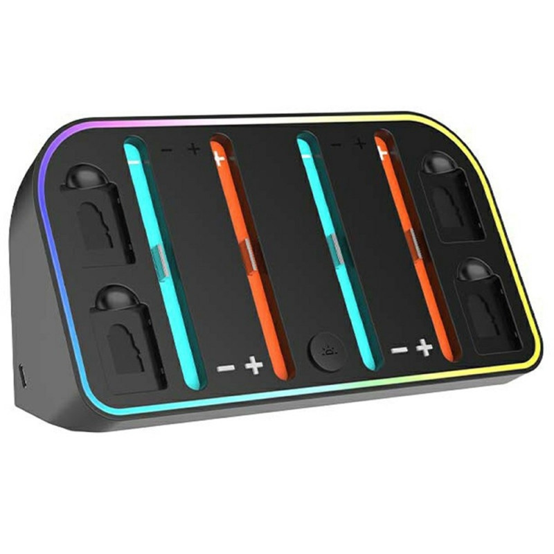 Kompatibelt med Nintendo Switch 2 Väggmonterad Joycon-laddningsdocka RGB-ljus