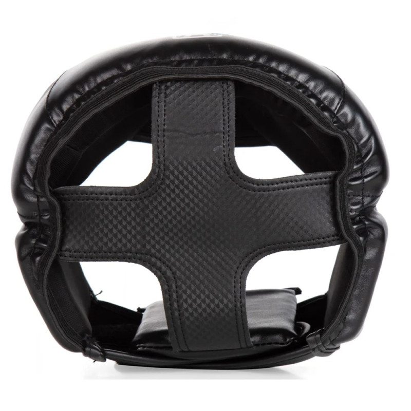 WOSWEIR Boxing Head Guard Face Shield Training Sparring Safety - Red Large