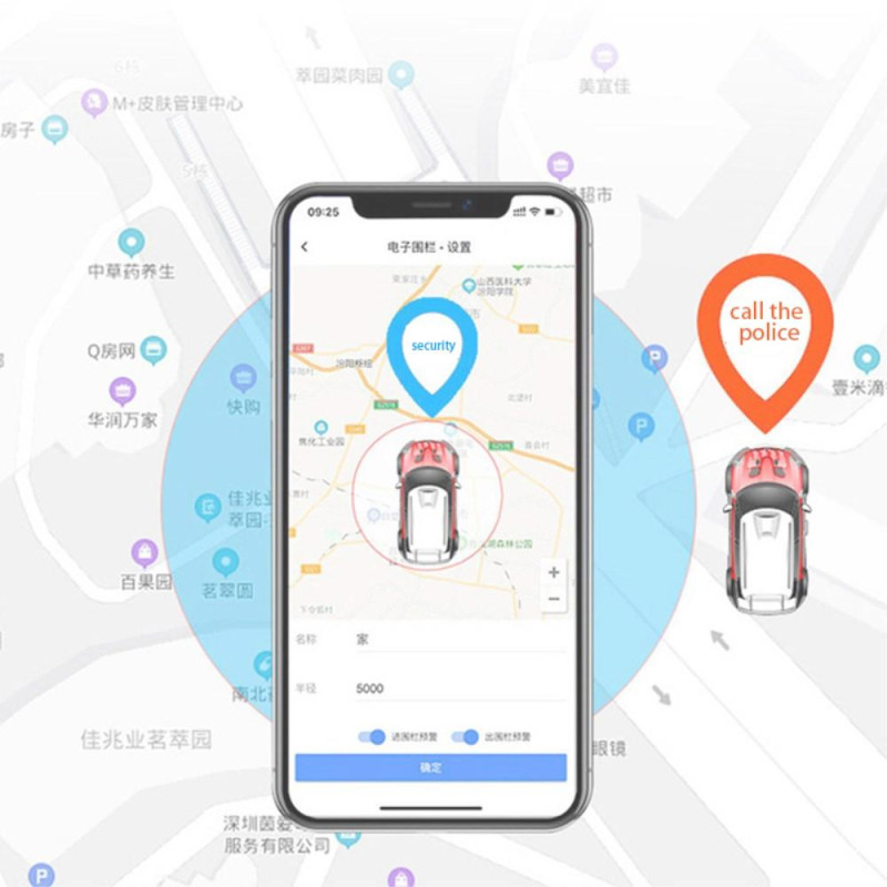 GPS Tracker OBD Plug and Play 4G Locator Anti - Tap - enhet