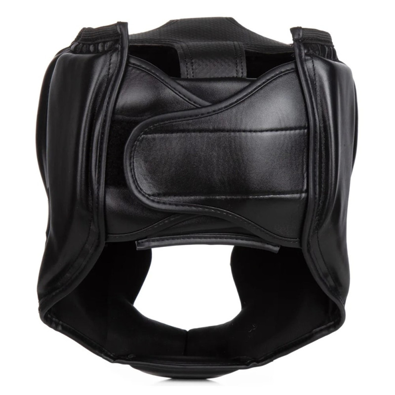 WOSWEIR Boksehodebeskytter Ansiktsvisir Trening Sparring Sikkerhet - Svart Liten