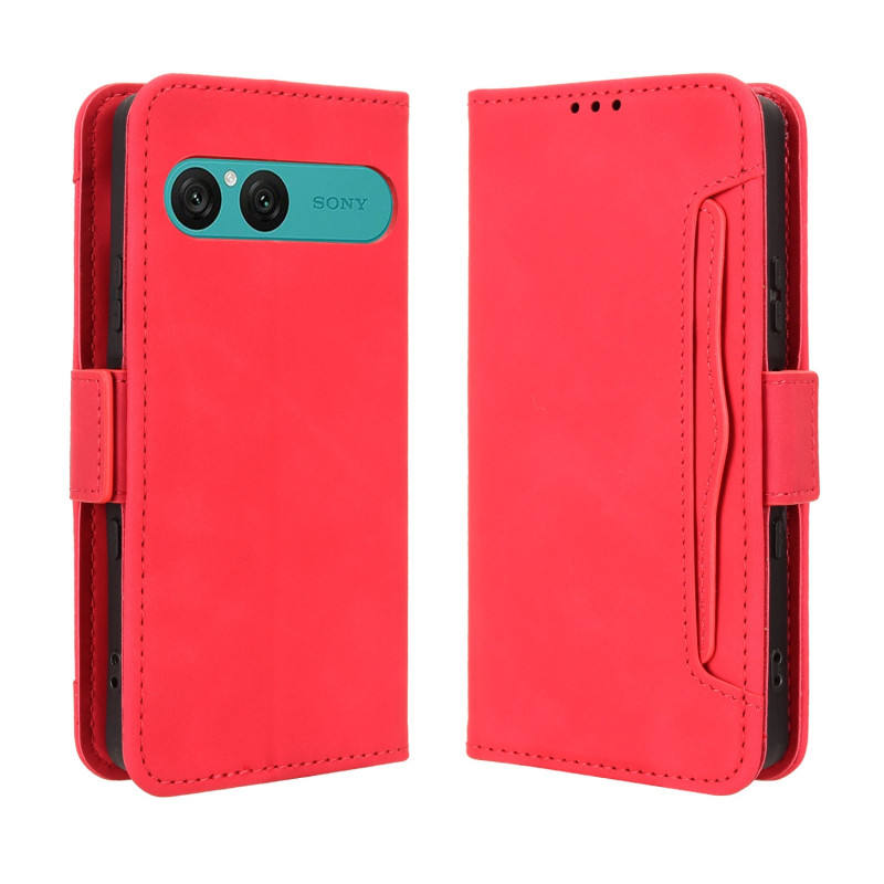 Wallet case Case Cover for Sony Xperia 10 VII - Red