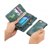 CASEME Till iPhone 7 Plus / 8 Plus Retro Split läder plånboksfodral