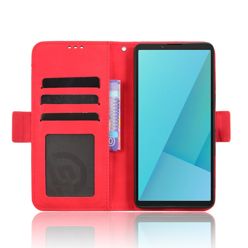 Lommebok-deksel Deksel til Sony Xperia 10 VII - Red