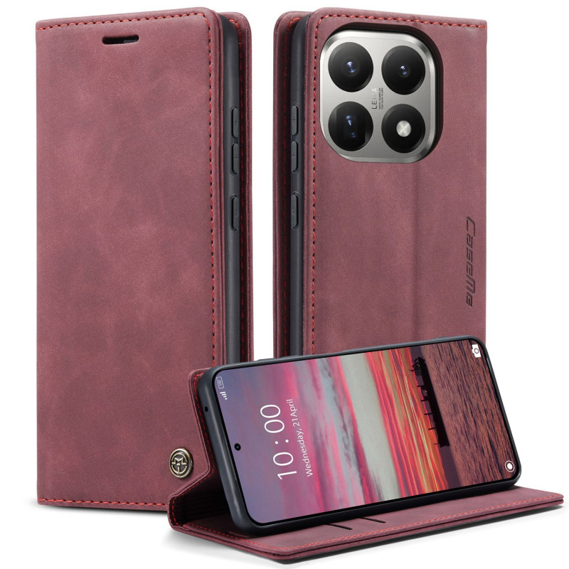 CASEME Plånboksfodral Xiaomi 15T - Röd