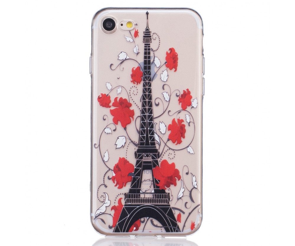 iPhone 7 / iPhone 8 TPU Skal - Eiffel Tower