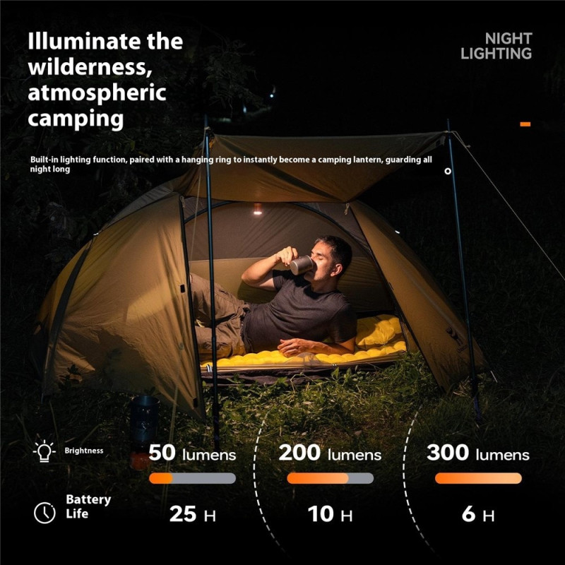 Elektrisk Luftpump Pump Magnetisk Camping Lampa Simring Inflator Luftmadrass