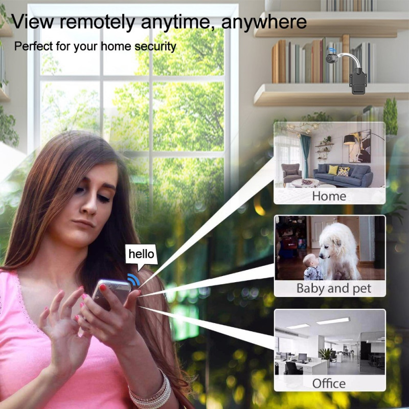 W7 Smart Surveillance Camera 4K 1080P Night Vision Two-Way Audio WiFi Camera