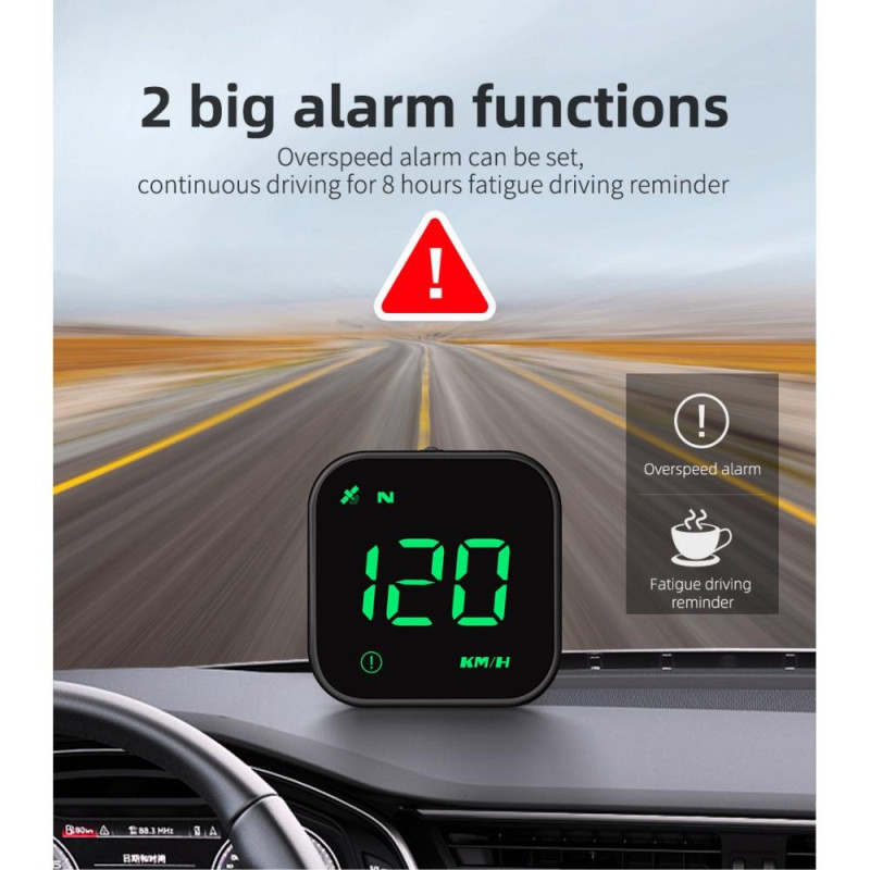 Head - Up Display HUD GPS Universal Multifunktionshastighedsmåler
