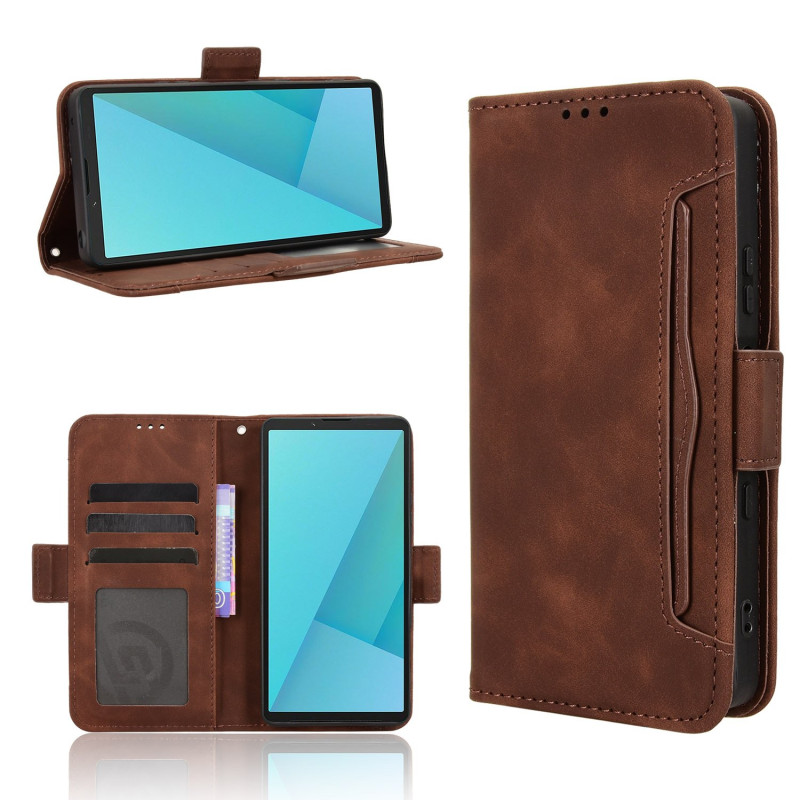 Wallet case Case Cover for Sony Xperia 10 VII - Brown