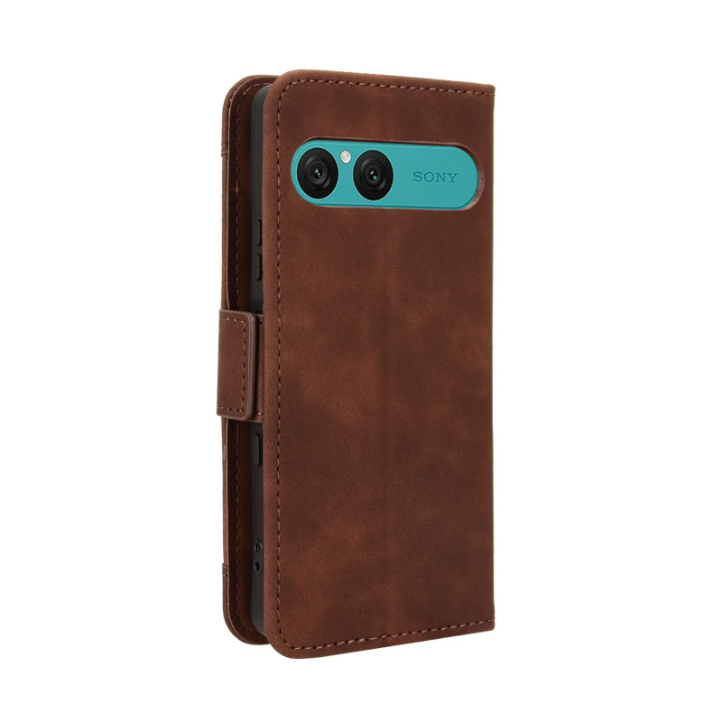 Pung etui Cover Cover til Sony Xperia 10 VII - Brun