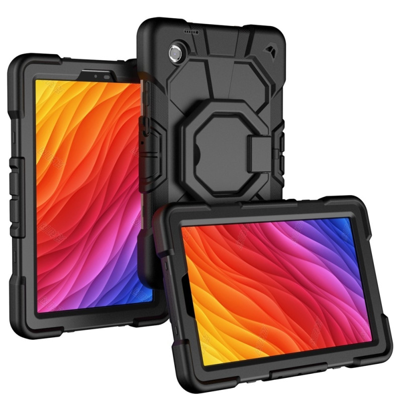 Samsung Galaxy Tab A11 Kuori PC+Silikoni Tablettisuojus Black