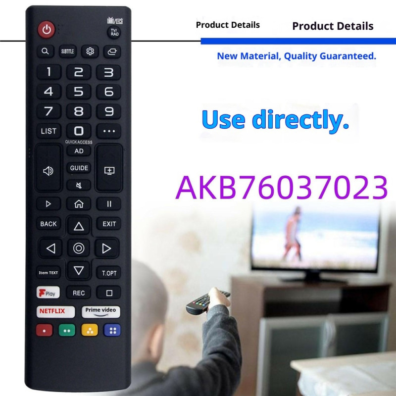 Kaukosäätimen vaihto AKB76037023:lle RCA-televisiolle