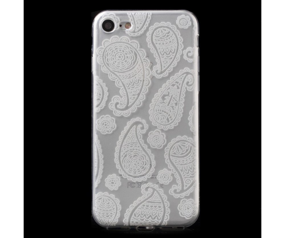 iPhone 7 4,7" TPU Skal - Paisley Flowers