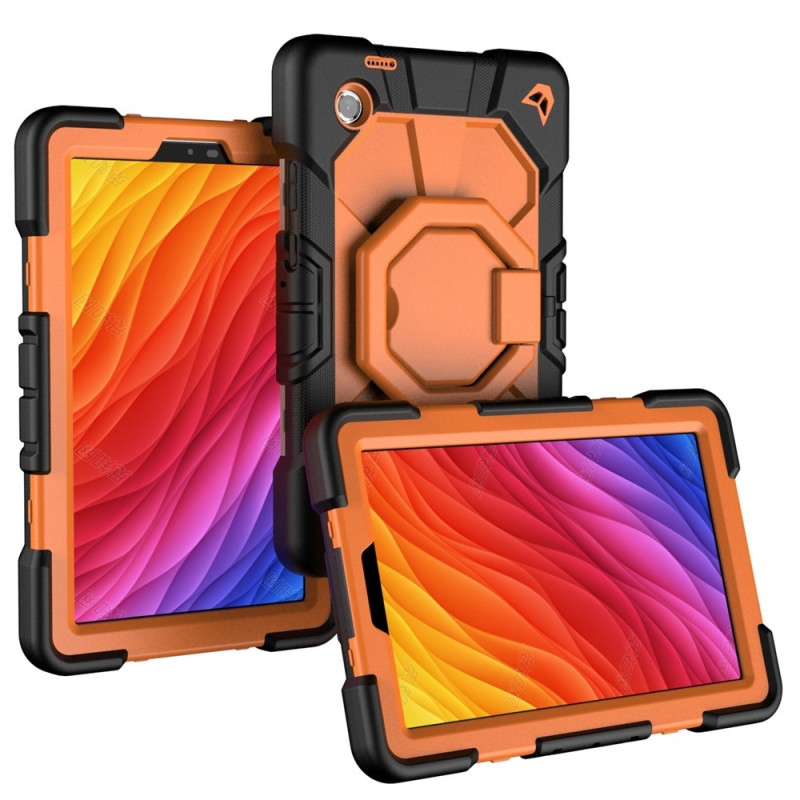 Til Samsung Galaxy Tab A11 Etui PC+Silikone Tablet Cover Black + Orange