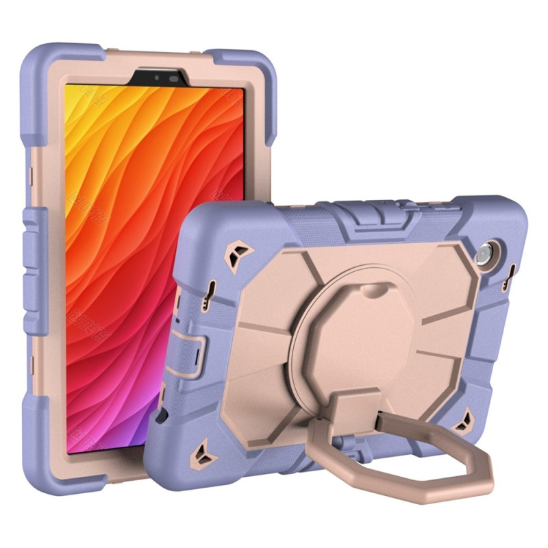 Til Samsung Galaxy Tab A11 Kraftig rustningsveske Nettbrettveske Purple + Pink