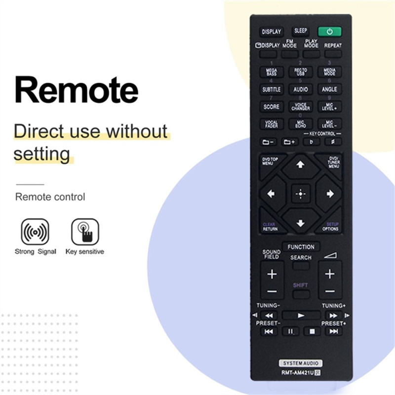 Remote Control Replacement for RMT-AM421U For Sony Home Audio System
