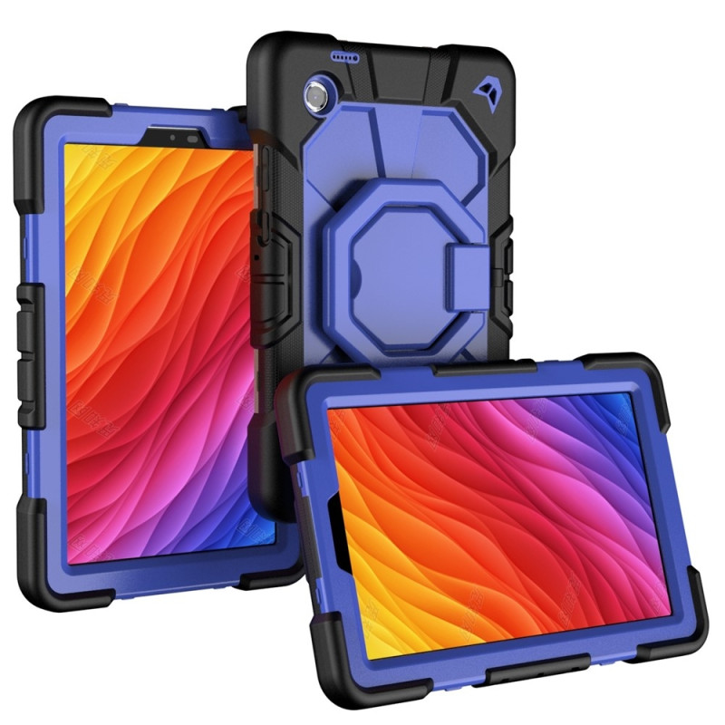 Samsung Galaxy Tab A11 Kuori PC+Silikoni Tablettisuojus Black + Blue