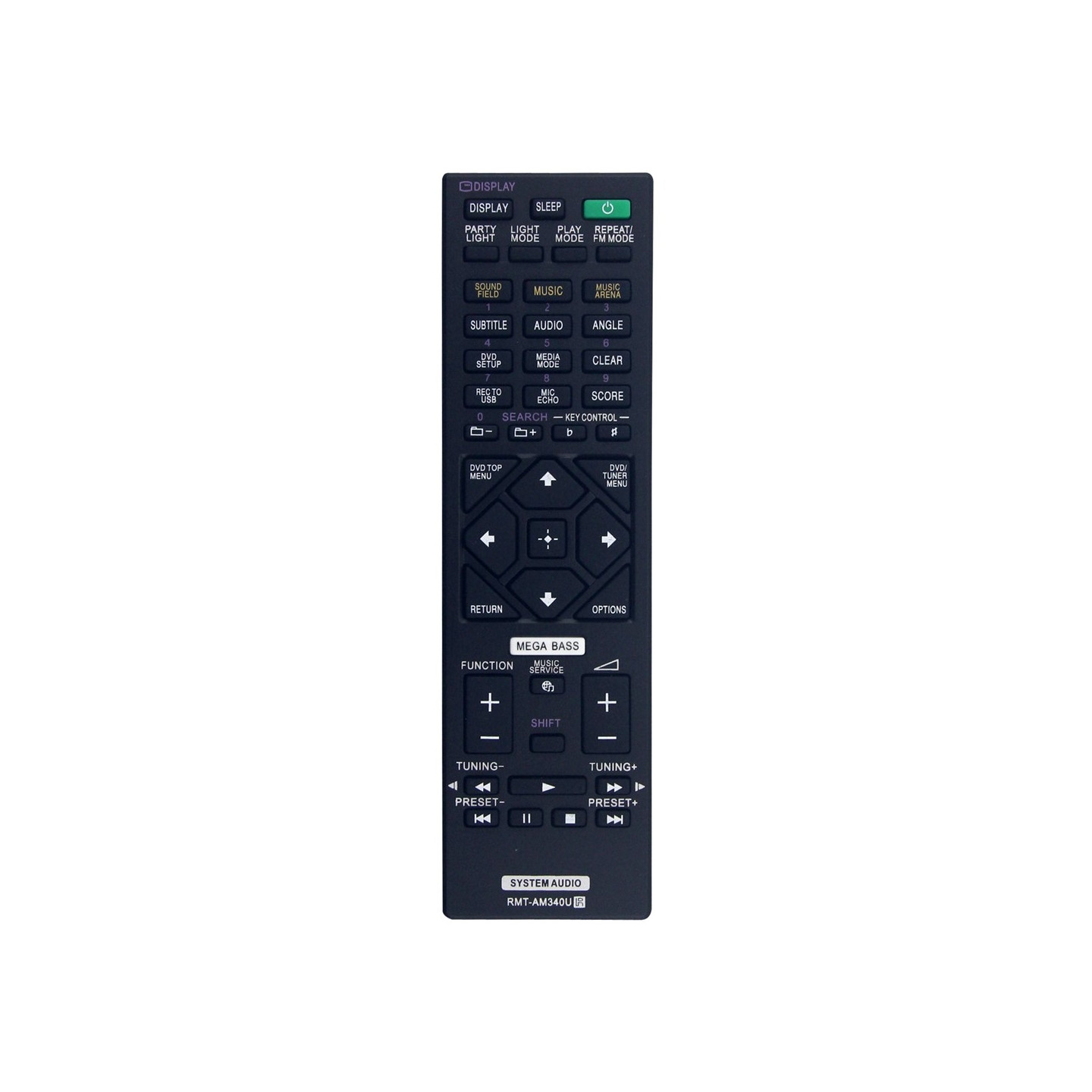 Remote Control Replacement for RMT-AM340U For Sony Home Audio System
