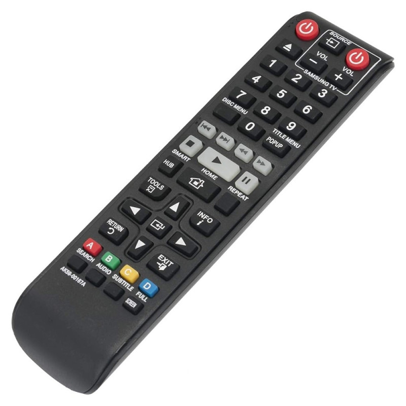 Fjernkontrollerstatning for AK59-00167A for Samsung Blu-ray DVD-spiller
