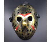 Friday The 13th Jason Mask för Halloween och party - Guld