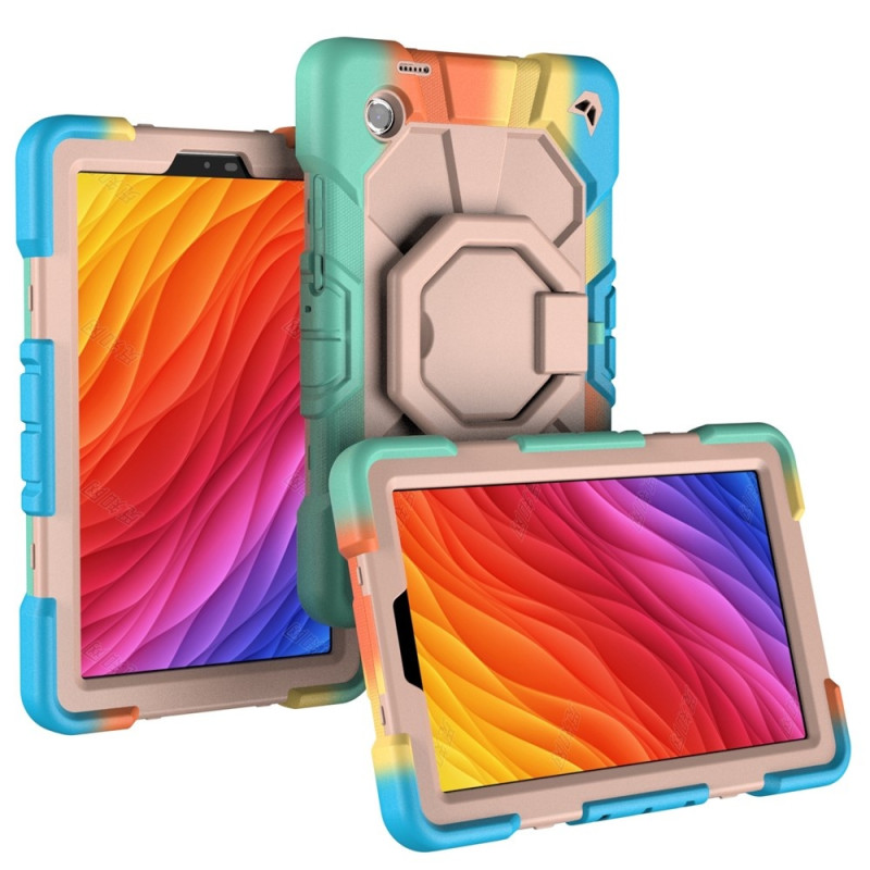 Samsung Galaxy Tab A11 Kuori PC+Silikoni Tablettisuojus Rainbow