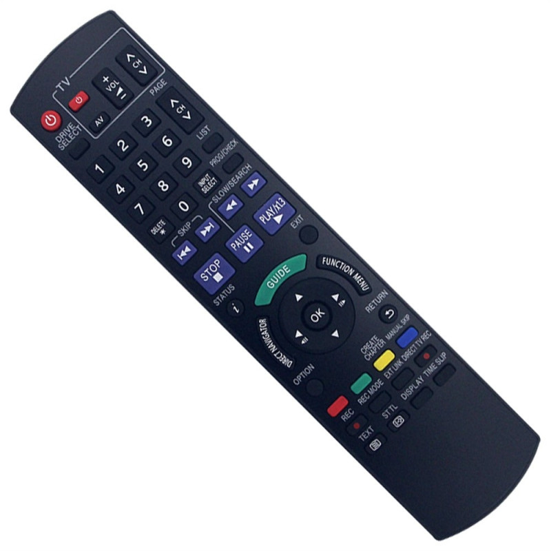 Fjärrkontroll Ersättning för N2QAYB000336 För Panasonic Blu-Ray DVD Spelare