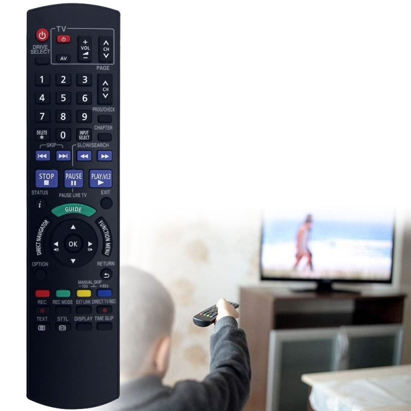 Kaukosäätimen vaihto N2QAYB000462:lle Panasonic Blu-ray DVD -soittimelle