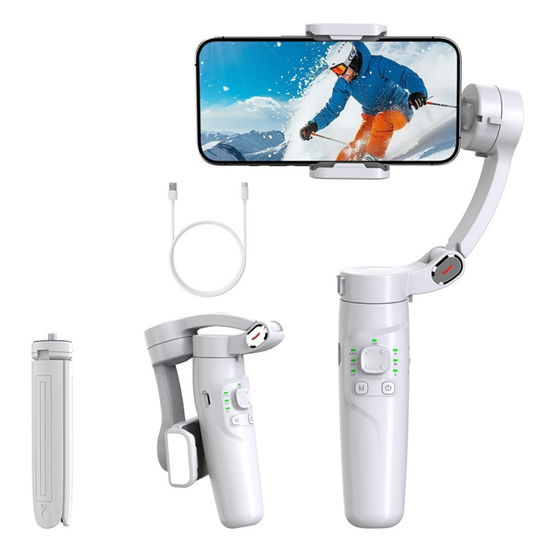 Shake-free gimbal 3 axes Smartphones Face Tracking Timelapse Photography App