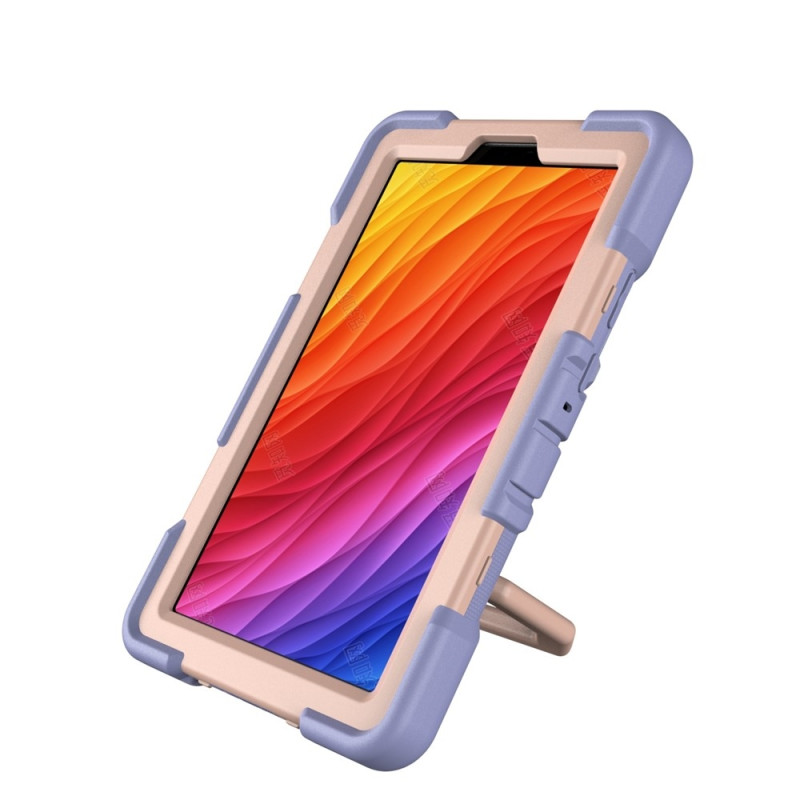 Til Samsung Galaxy Tab A11+ Kraftig rustningsveske Nettbrettveske Purple + Pink