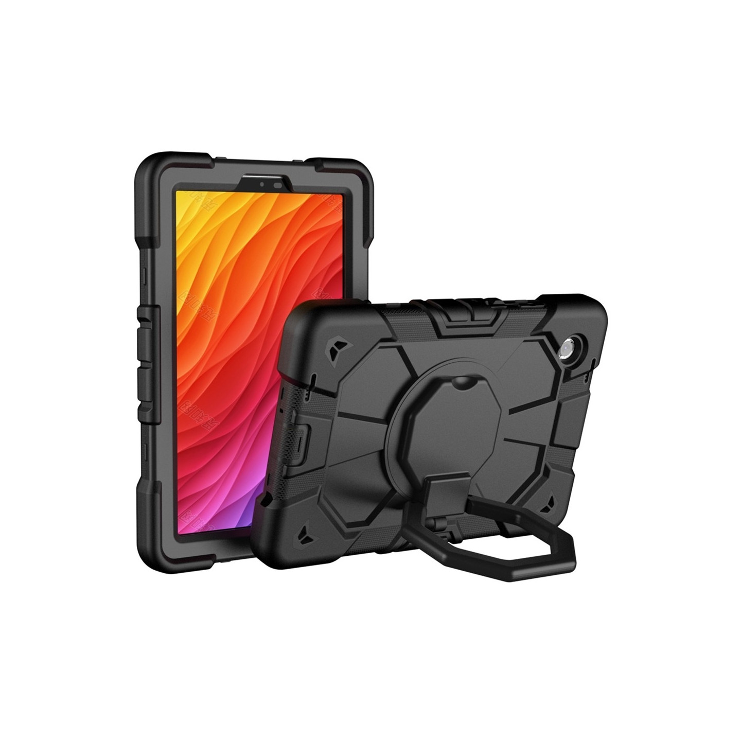 Till Samsung Galaxy Tab A11+ Heavy Duty Armor skal Black