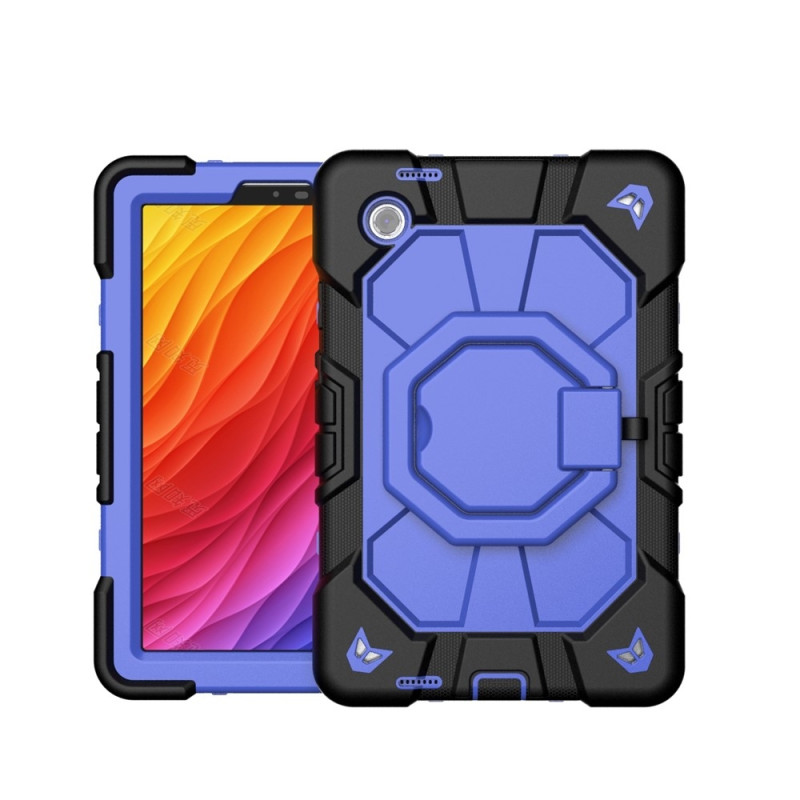 Til Samsung Galaxy Tab A11+ Kraftig rustningsveske Nettbrettveske Black + Blue