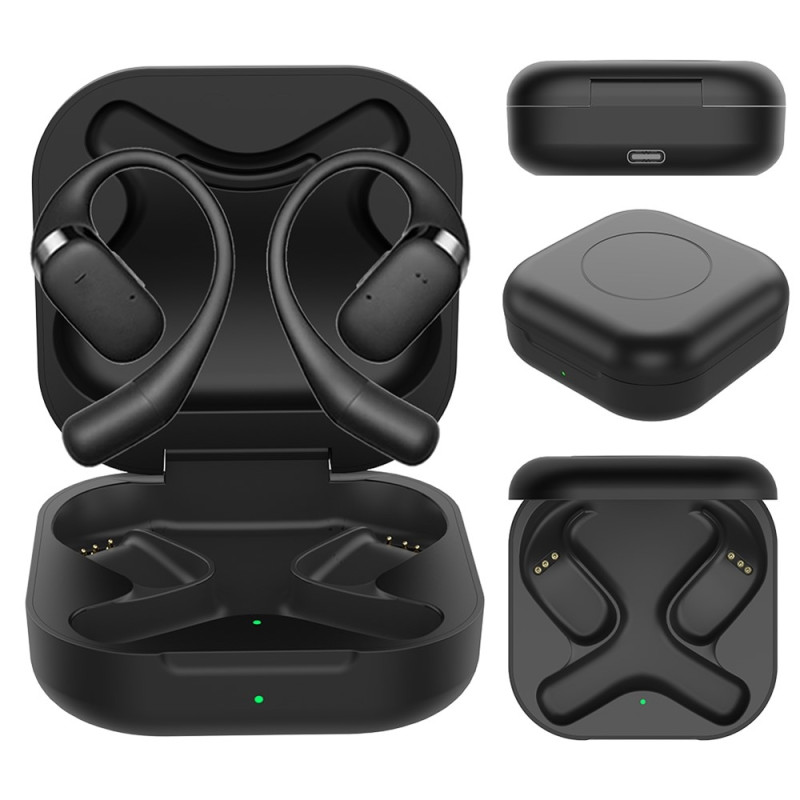 För Shokz OpenFit T910 Laddningsfodral Inbyggt 600mAh Batteri Laddningsbox