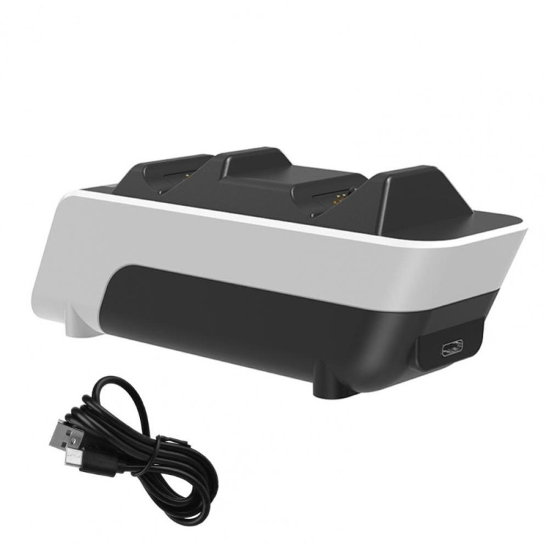 For PS5 Game Controller Charger Base Dual Gamepad Fast Charging Dock