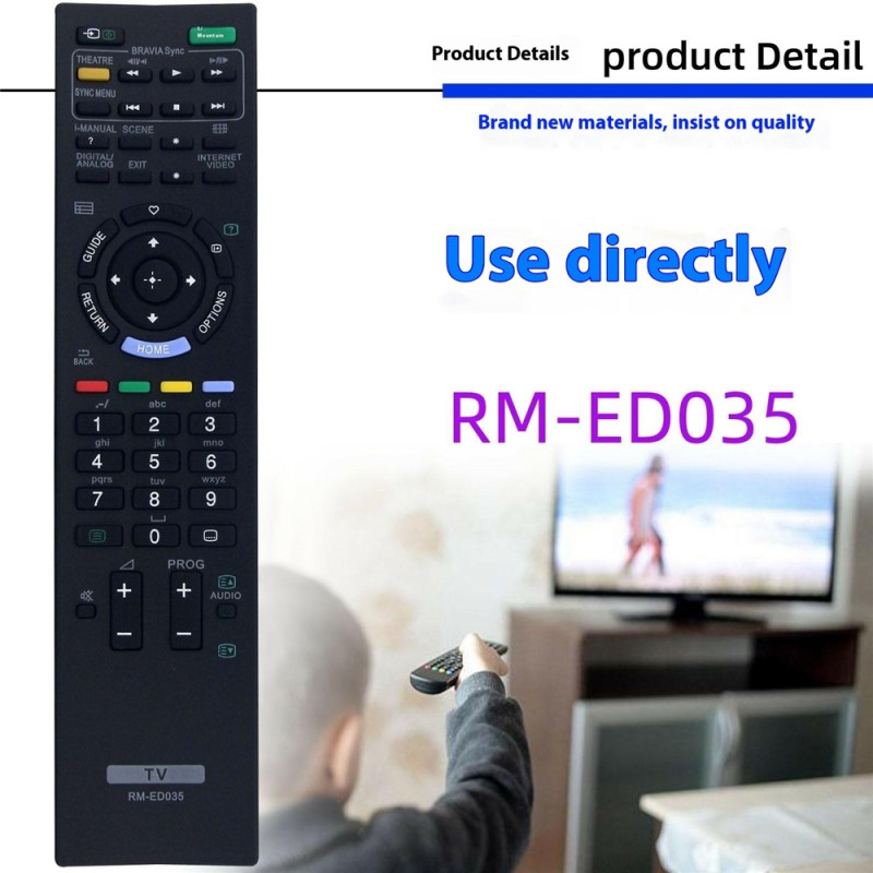 Kaukosäätimen vaihto RM-ED035:lle Sony TV:lle