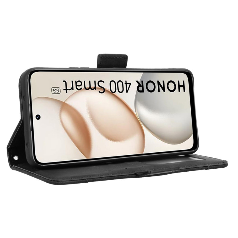 Til Honor 400 Smart 5G Case Pung Etui Shell Telefon Case Ekstra kort - Sort