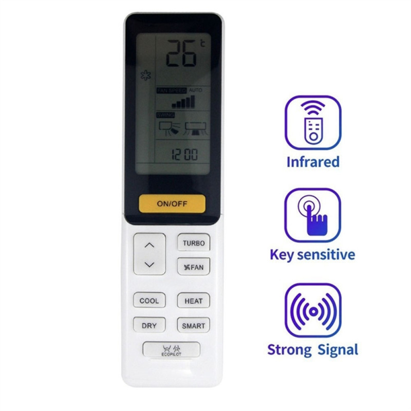 Erstatning fjernkontroll for 0010402886AR for Haier klimaanlegg