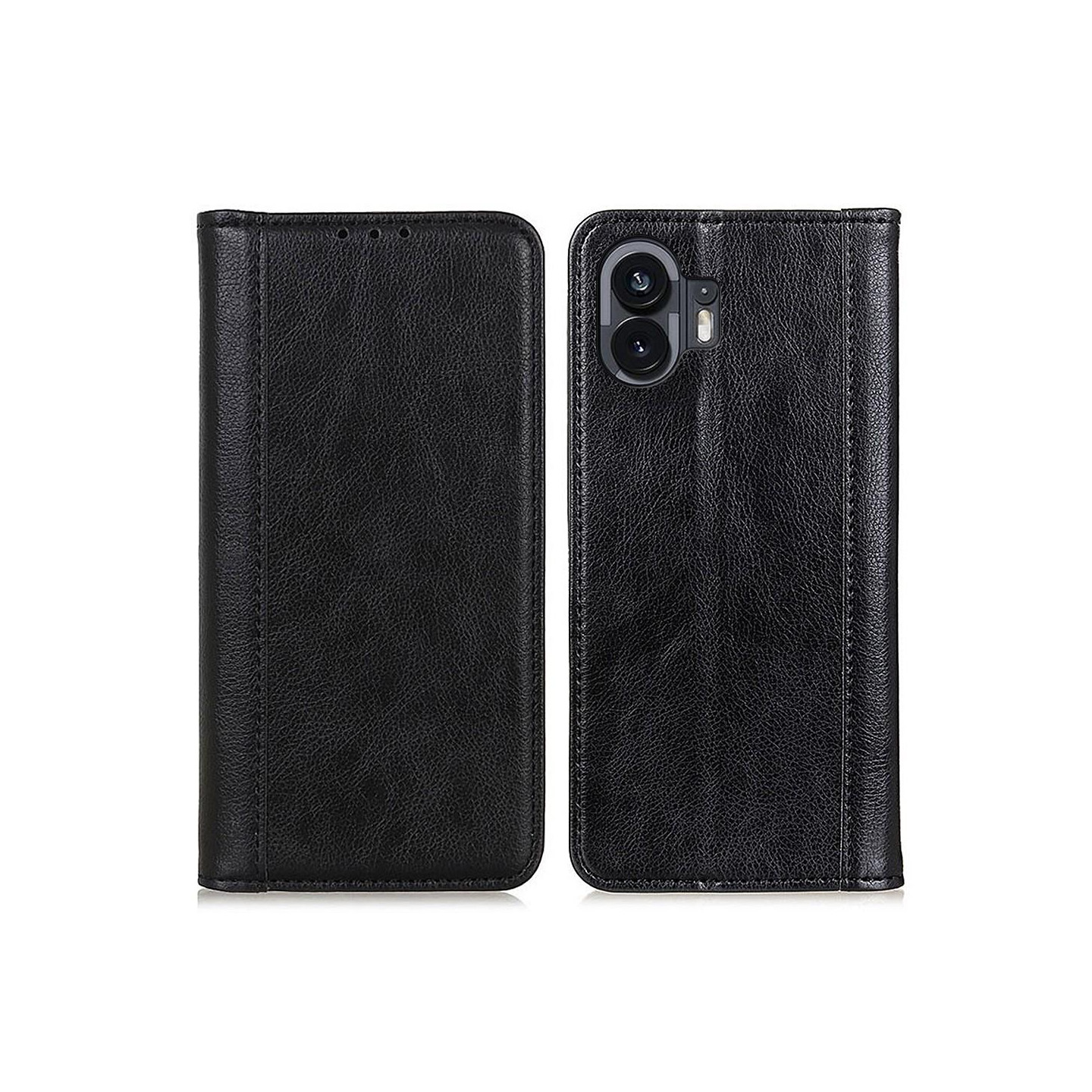 For Nothing puhelin (2) 5G lompakkoteline puhelimen kansi - musta